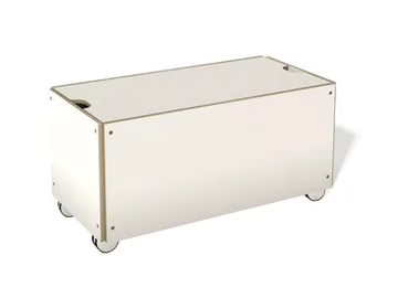 BETTKASTEN - Wooden storage chest with castors by Müller Small Living - view 2